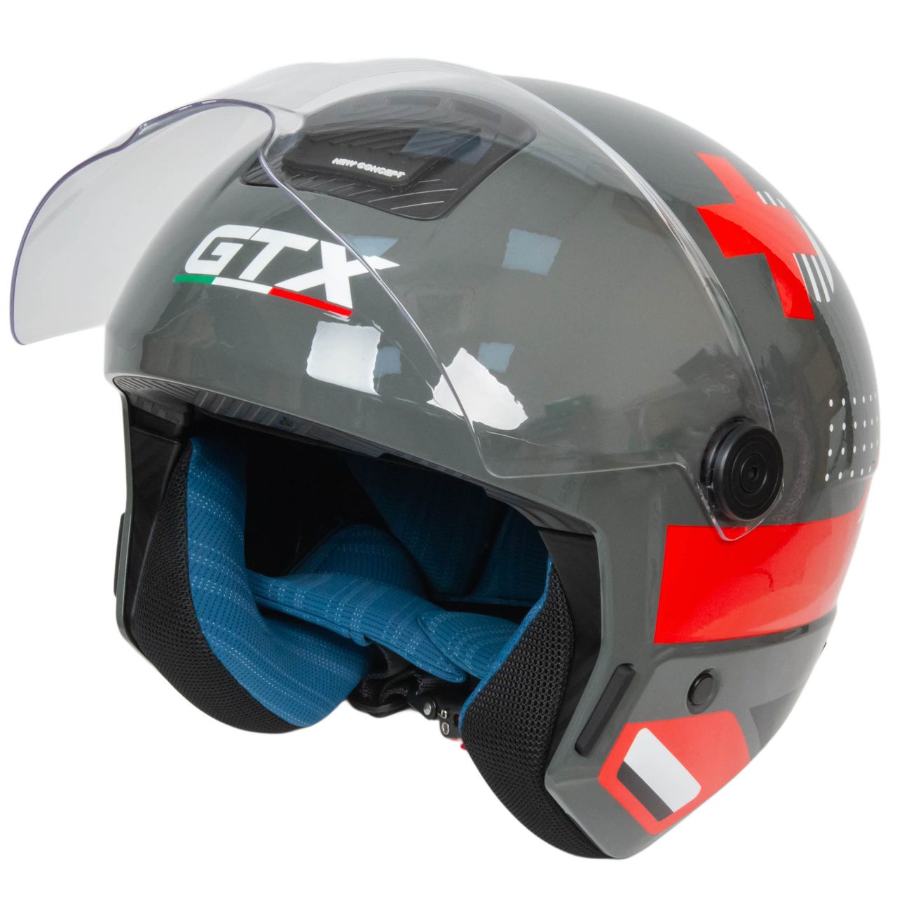 Шлем мото открытый GTX NE02 №1 (L)